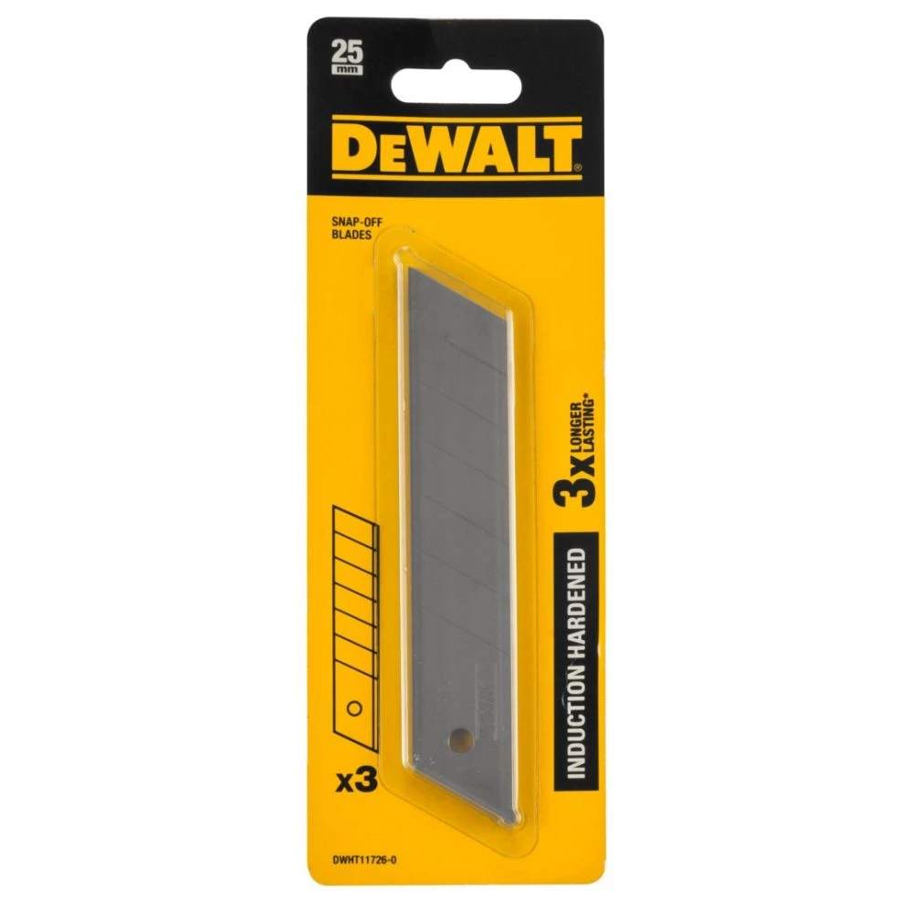 DeWALT Knækblad 25mm 3 Stk - DWHT11726-0 7 DeWALT Knækblad 25mm 3 Stk - DWHT11726-0 - Billede 5