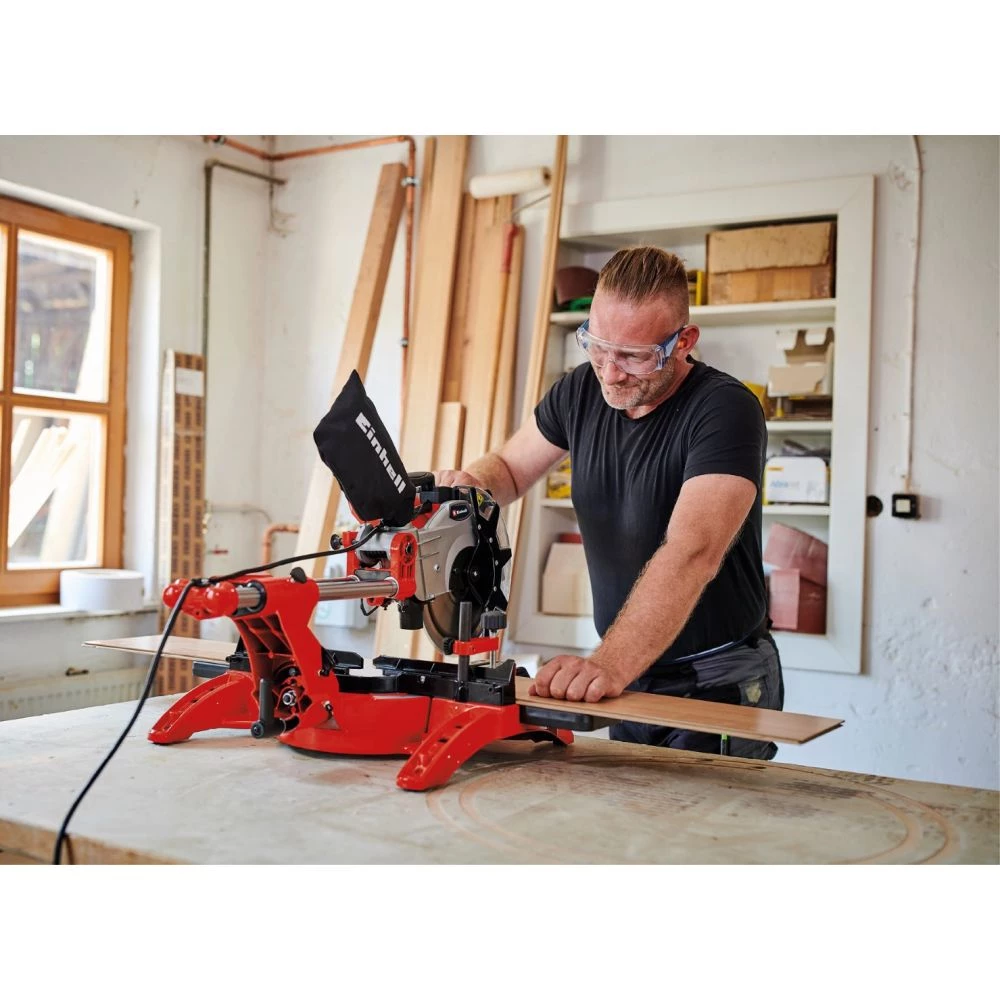 Einhell TC-SM 2534/1 Dual Kap-/geringssav Med Udtræk Ø250 Mm 230V/2100W 4 Einhell TC-SM 2534/1 Dual Kap-/geringssav Med Udtræk Ø250 Mm 230V/2100W - Billede 2