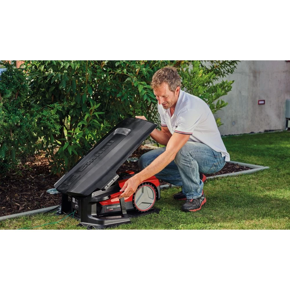 Einhell Garage Til Robotplæneklipper 59x77x39,5 Cm 4 Einhell Garage Til Robotplæneklipper 59x77x39,5 Cm - Billede 2