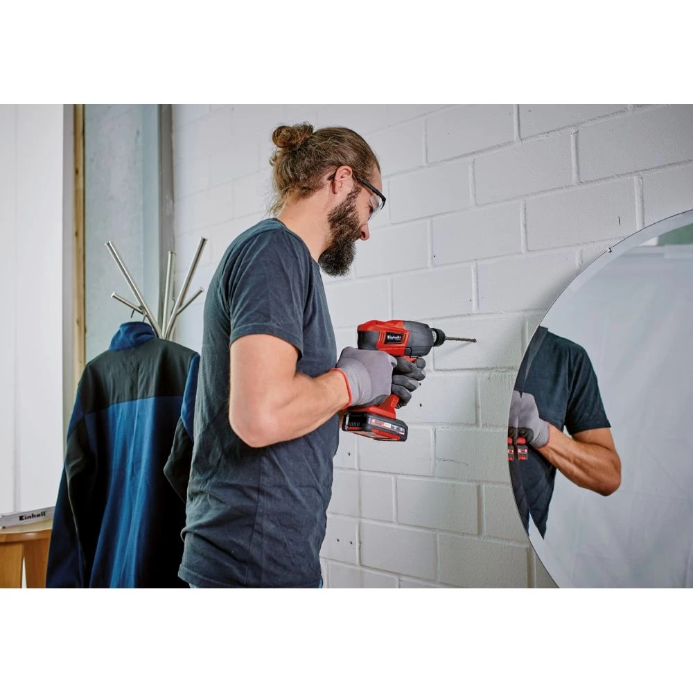 Einhell TE-HD 18 Li Akku Borehammer Med 3 Funktioner 1x18V/2,5Ah Batteri Og Lader 4 Einhell TE-HD 18 Li Akku Borehammer Med 3 Funktioner 1x18V/2,5Ah Batteri Og Lader - Billede 2