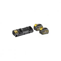 DeWALT XR Flexvolt Dobbeltlader, 2xbatt. 6ah - DCB132T2-QW