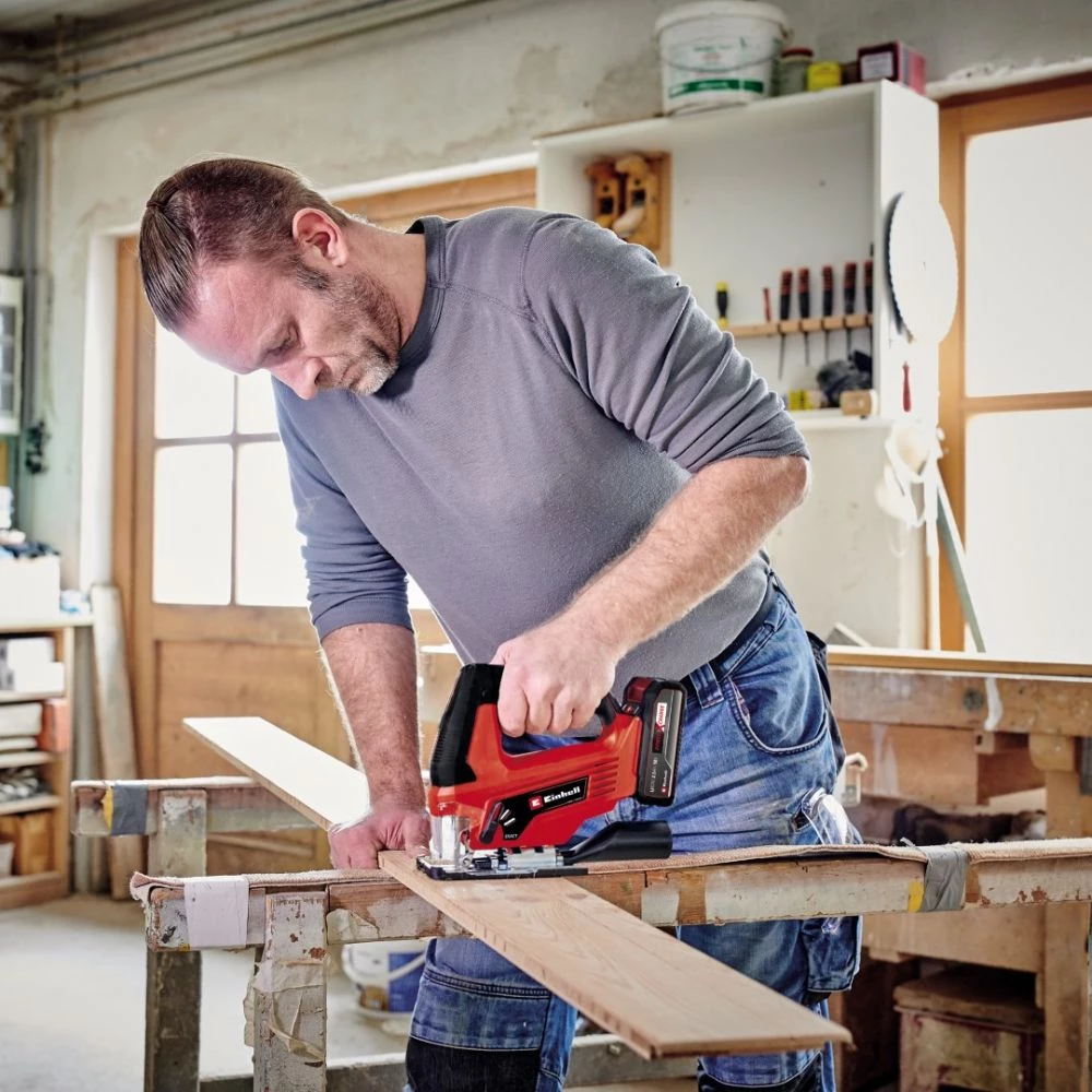 Einhell TC-JS 18 Li Akku Stiksav 1x18V/2,5Ah Batteri Og Lader. 4 Einhell TC-JS 18 Li Akku Stiksav 1x18V/2,5Ah Batteri Og Lader. - Billede 2