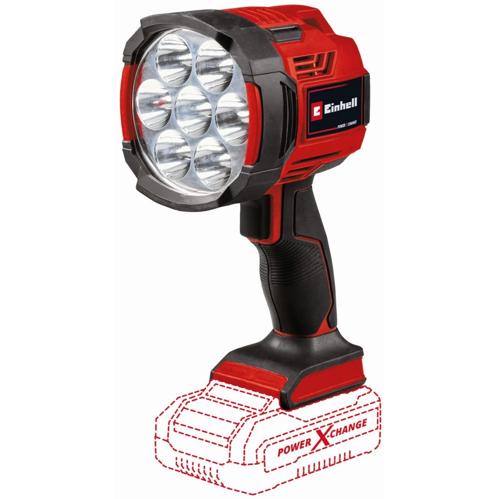 Einhell TE-CL 18/2500 Akku LED Håndlygte 2500 Lm 18V U/batteri Og Lader 4 Einhell TE-CL 18/2500 Akku LED Håndlygte 2500 Lm 18V U/batteri Og Lader - Billede 2