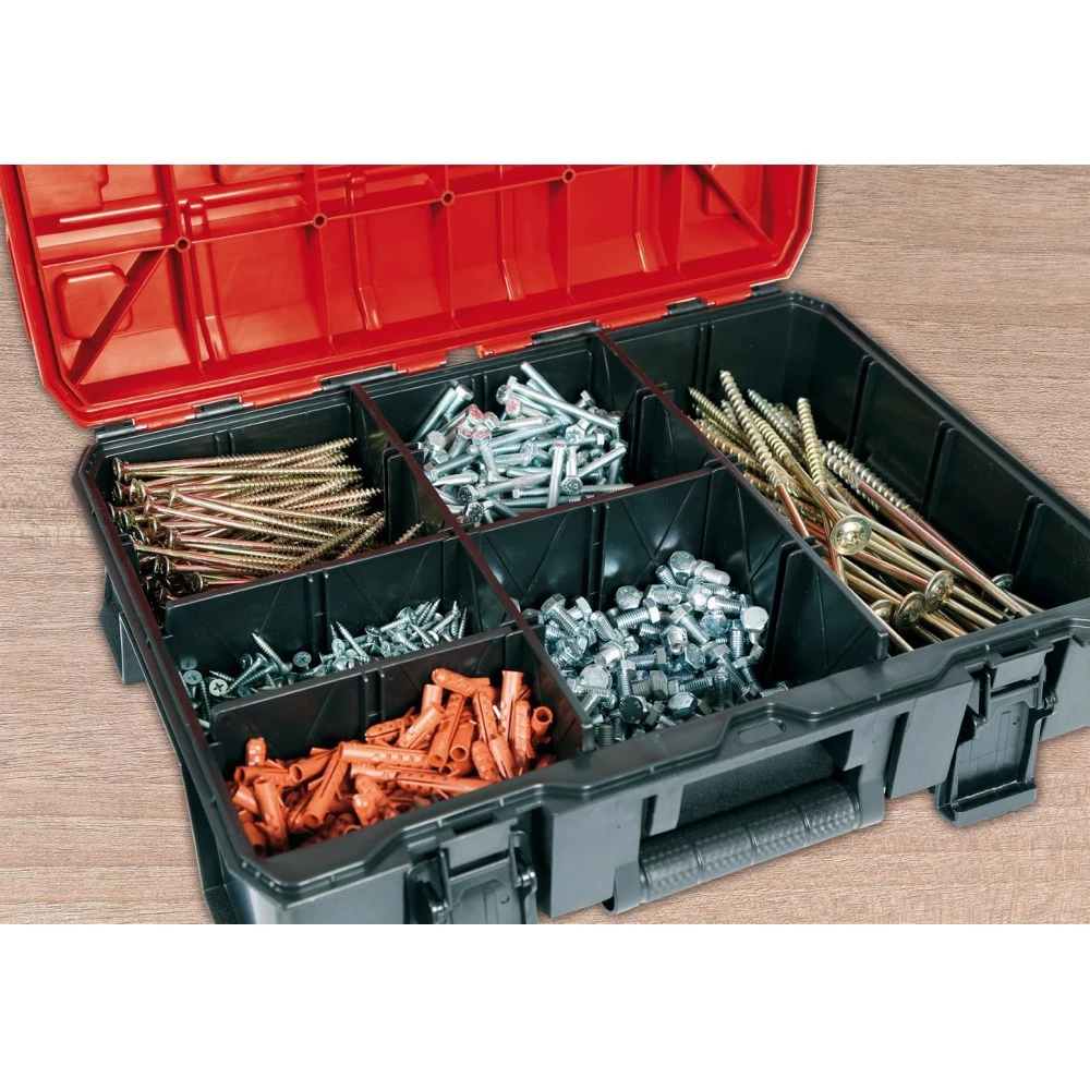 Einhell E-Case S-C Systemboks 44,4x32,9x13,1 Cm Op Til 25 Kg. 4 Einhell E-Case S-C Systemboks 44,4x32,9x13,1 Cm Op Til 25 Kg. - Billede 2