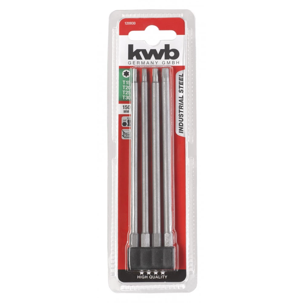 Einhell KWB Bitssæt T 150 Mm 4 Stk. 3 Einhell KWB Bitssæt T 150 Mm 4 Stk.