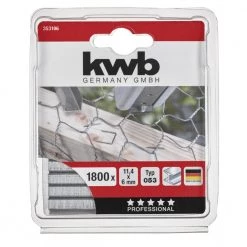 Einhell KWB Klammer Stål C 6 Mm 1800 Stk. SB