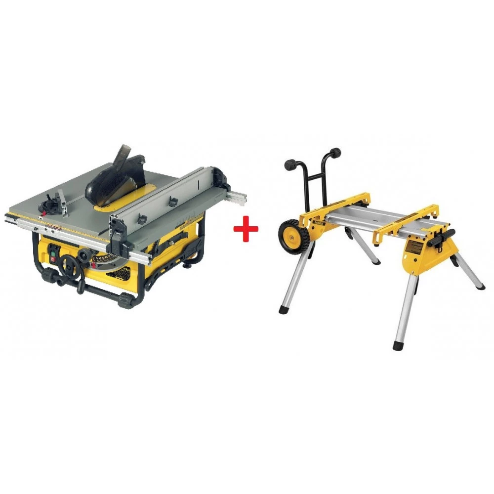 Dewalt DWE7485RS Letvægts Bordsav + Arbejdsstation Med Hjul DE7400 (DWE7485RS) 4 Dewalt DWE7485RS Letvægts Bordsav + Arbejdsstation Med Hjul DE7400 (DWE7485RS) - Billede 2