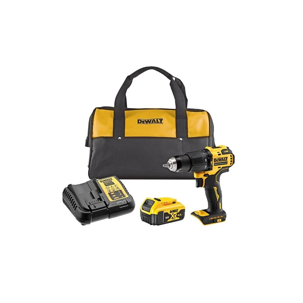 DeWALT 18V XR Kulløs Boremaskine Soft Bag 4,0 Ah / Lader Dcb113 - DCD709M1-QW 3 DeWALT 18V XR Kulløs Boremaskine Soft Bag 4,0 Ah / Lader Dcb113 - DCD709M1-QW