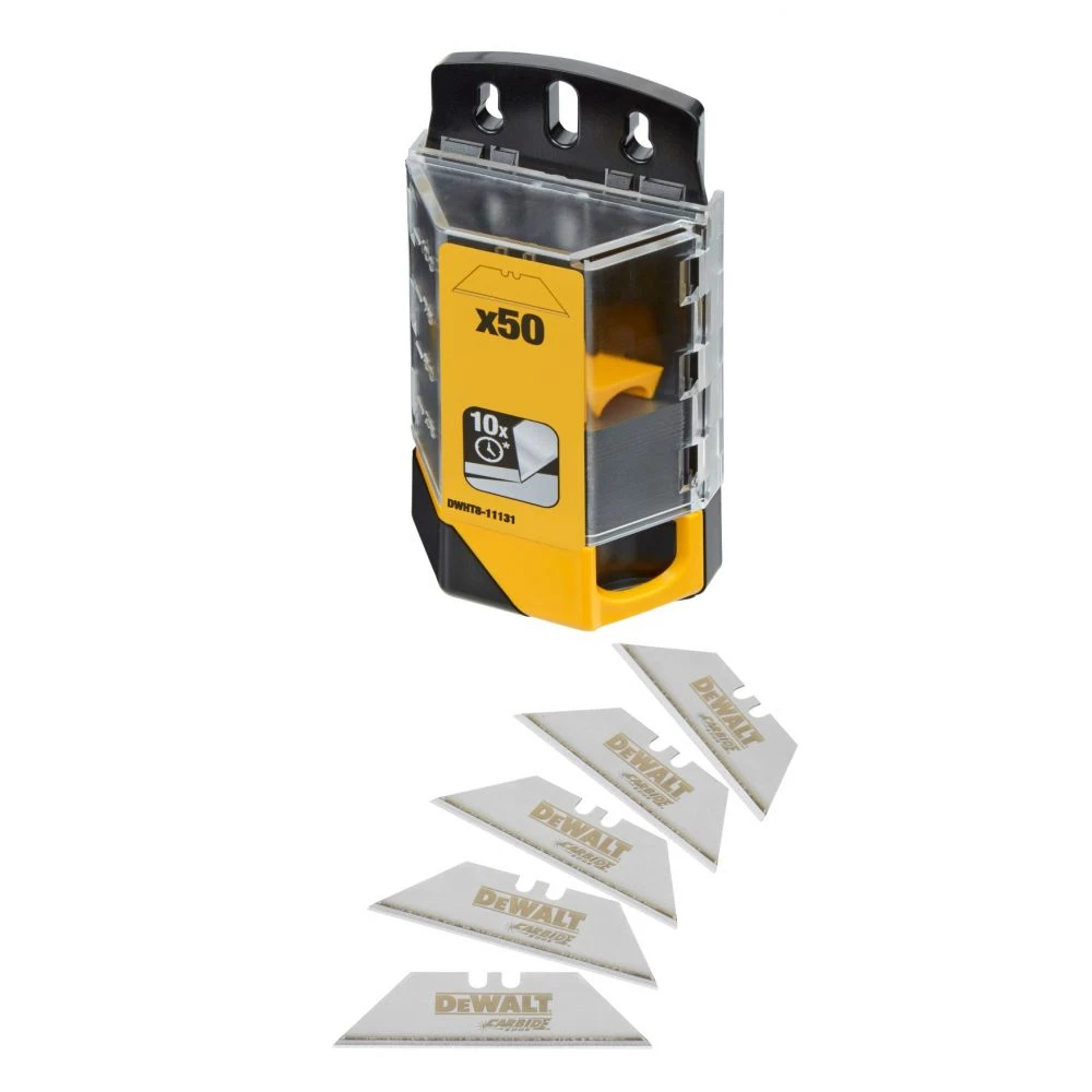 DeWALT Knivblad Trapez Tungsten Carbide 50 Stk - DWHT8-11131 3 DeWALT Knivblad Trapez Tungsten Carbide 50 Stk - DWHT8-11131